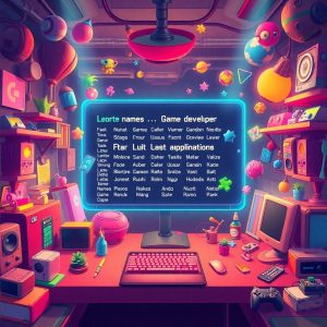 Game Developer Name Generator